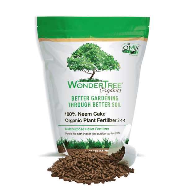 4lb 100% Neem Cake, Organic Plant Fertilizer 2-1-1
