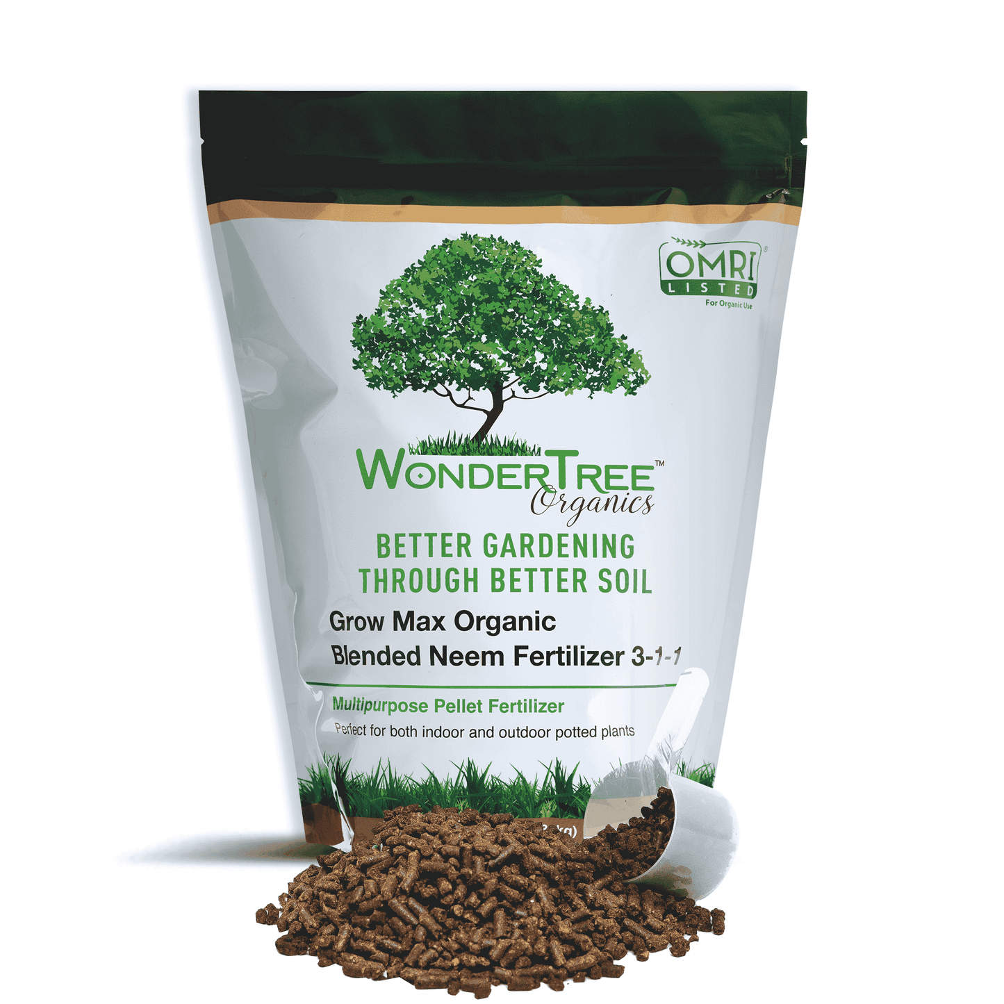 4lb Grow Max Organic, Blended Neem Fertilizer 3-1-1