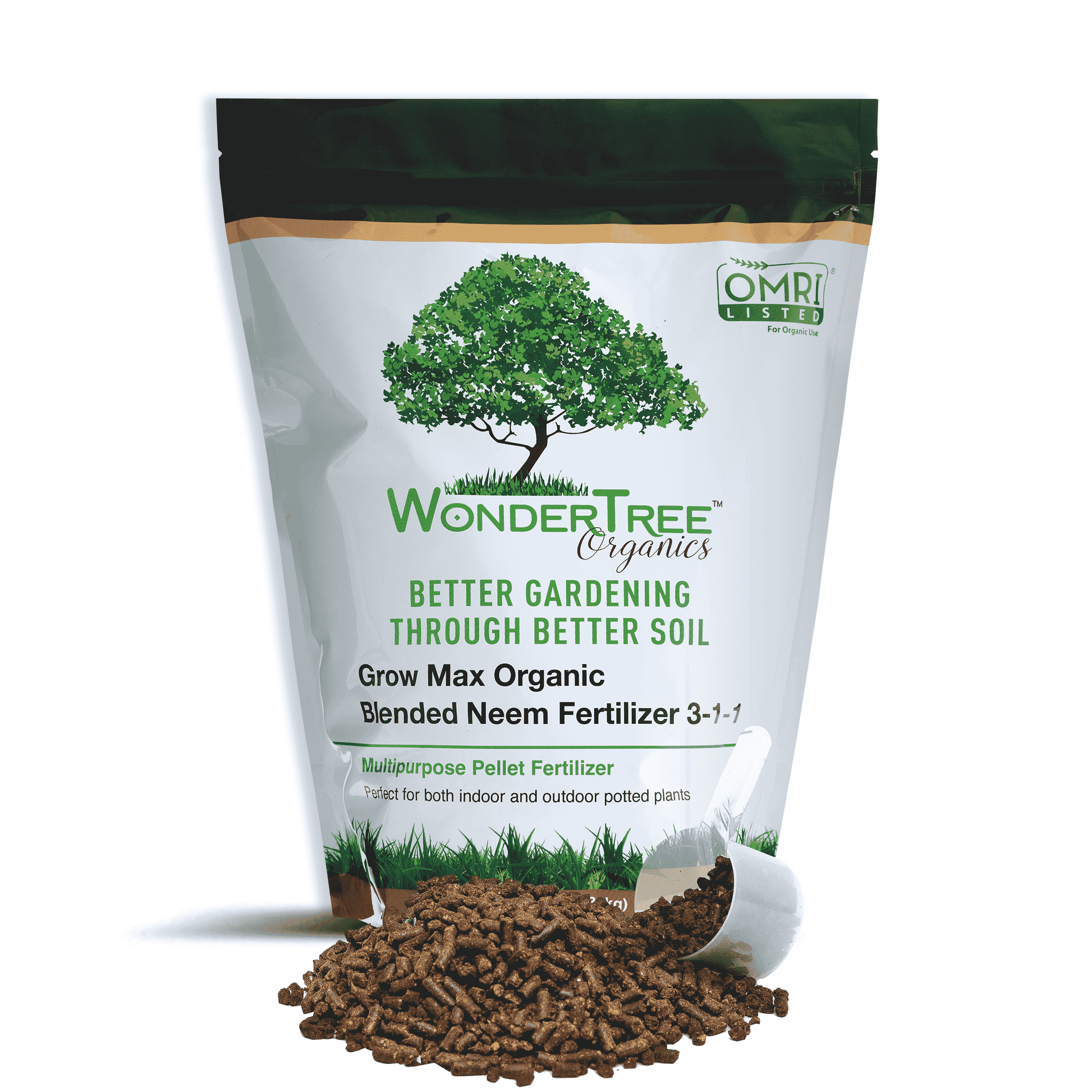 4lb Grow Max Organic, Blended Neem Fertilizer 3-1-1