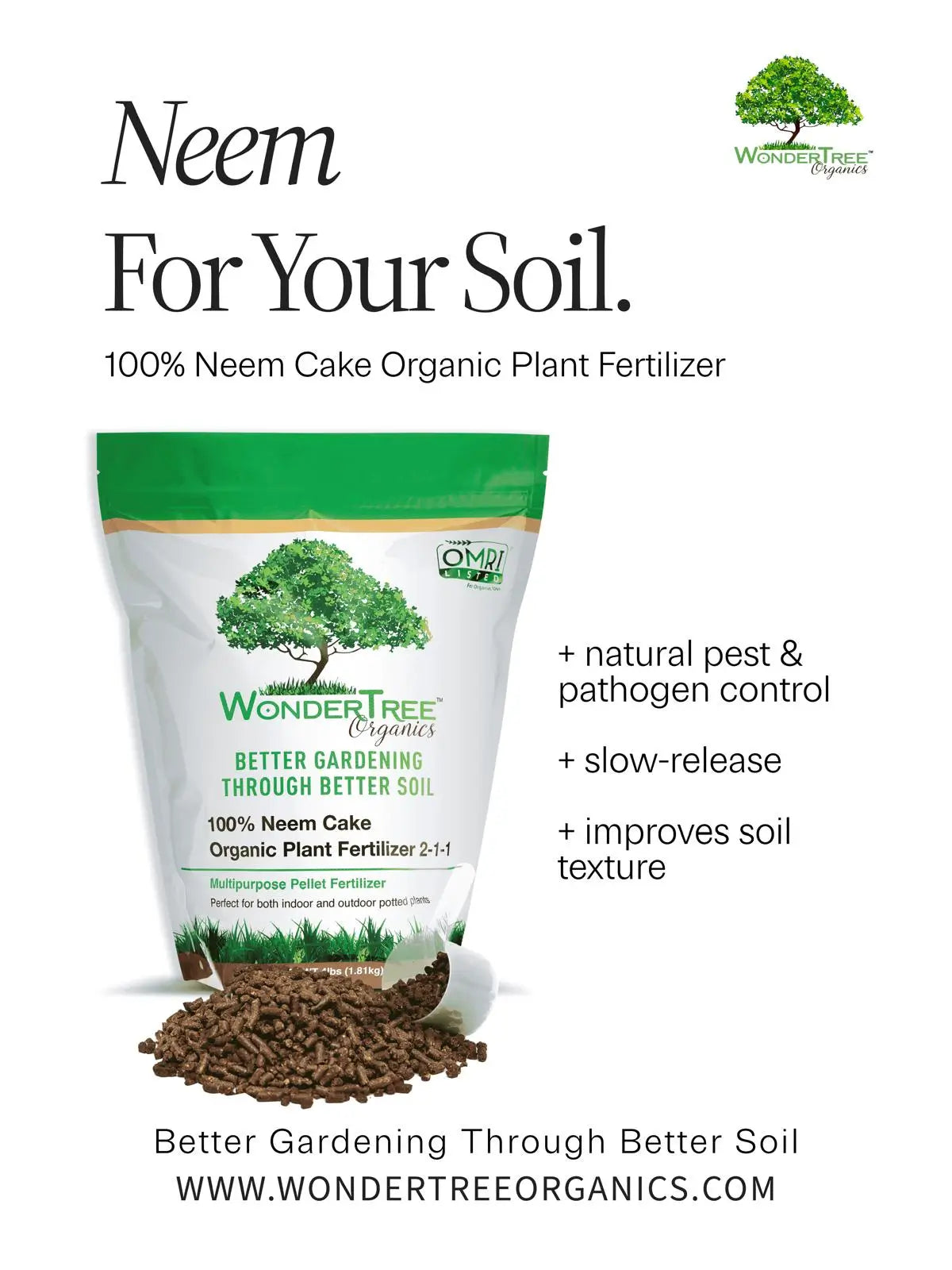 Gardening Neem Fertilizers Starter Essentials Bundle, 3 Fertilizers (Neem Cake, Grow Max Neem, Vegetable & Leafy Green), 12 lb Total