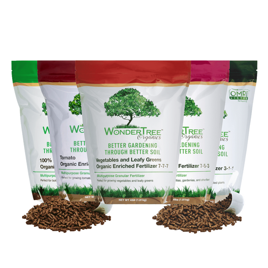 Complete Garden Fertilizer Bundle, All 5 Fertilizers (Neem Cake, Grow Max Neem, Rose & Flower, Vegetable & Leafy Green, Tomato), 20 lb Total