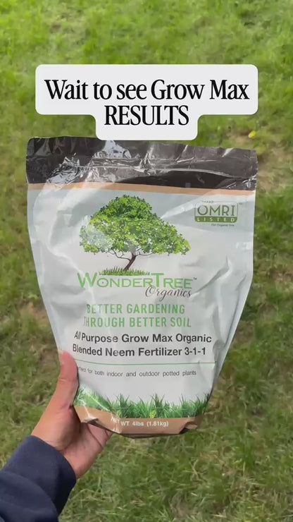 Gardening Neem Fertilizers Starter Essentials Bundle, 3 Fertilizers (Neem Cake, Grow Max Neem, Vegetable & Leafy Green), 12 lb Total